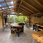 Ti Bwa Carbet Cosy Semi-Exterieur Avec Toit Terrasse