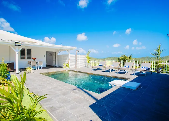 Villa Tropic Hirondelle - Piscine Vue Mer