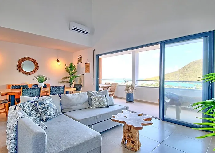 Maison 2 Ch Avec Terrasses, Parking Et Wi-Fi A Anse Marcel - Fr-1-734-6