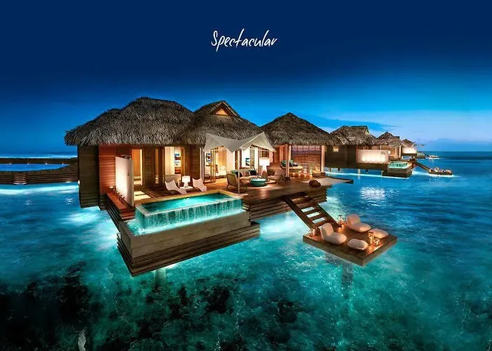 Over The Water Villas Sandals Royalcaribbean