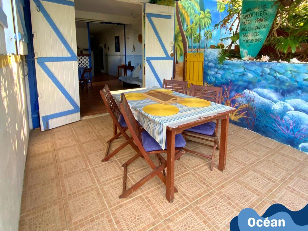 Ti Bwa Carbet Cosy Semi-exterieur Avec Toit Terrasse Sainte-Anne (Grande-Terre)