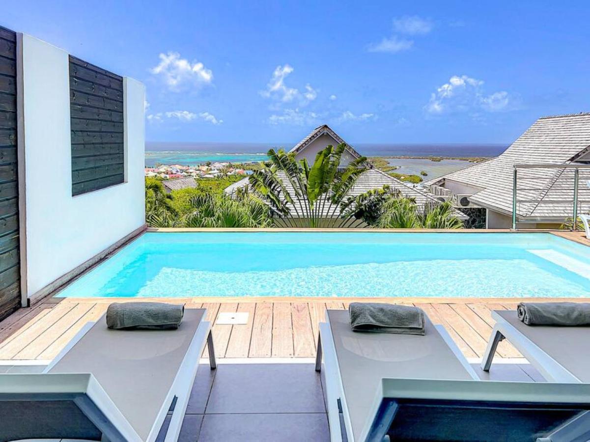 Villa Bleu Horizon With Private Pool Overlooking Orient Bay