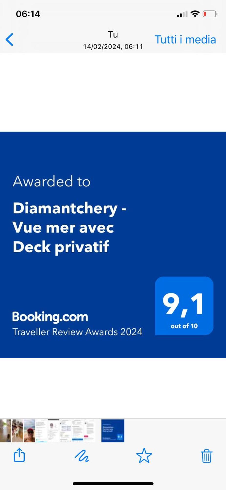 Diamantchery - Vue Avec Deck Privatif Apartamento