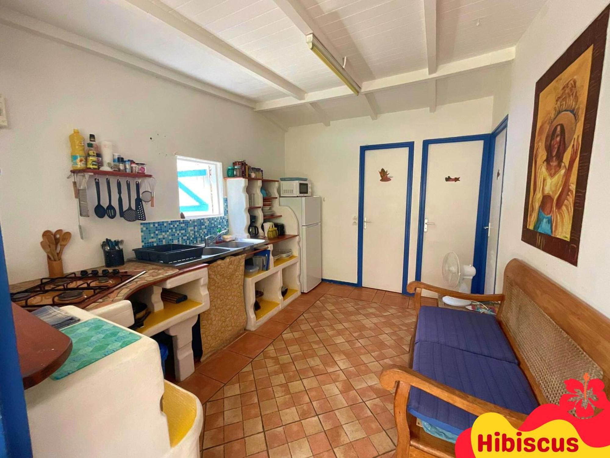 Ti Bwa Carbet Cosy Semi-exterieur Avec Toit Terrasse *