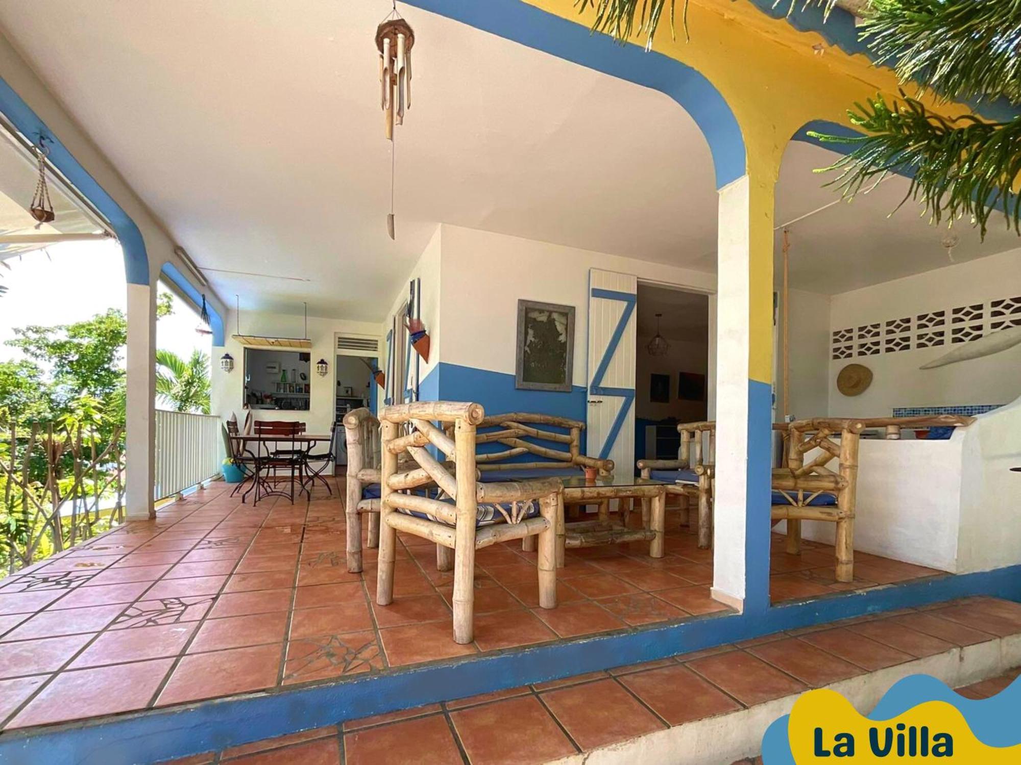 Ti Bwa Carbet Cosy Semi-exterieur Avec Toit Terrasse *