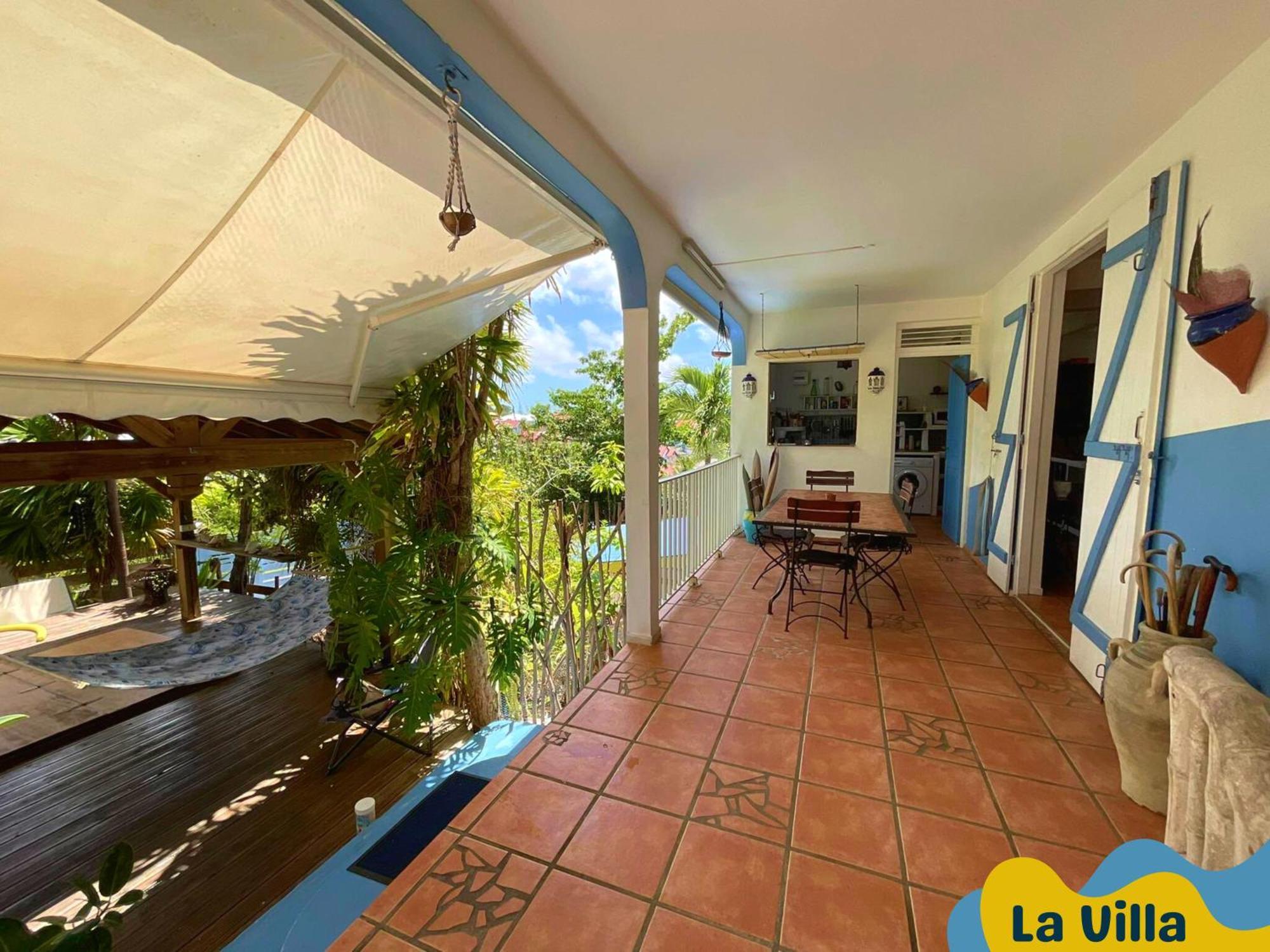 Ti Bwa Carbet Cosy Semi-exterieur Avec Toit Terrasse Casa de férias *