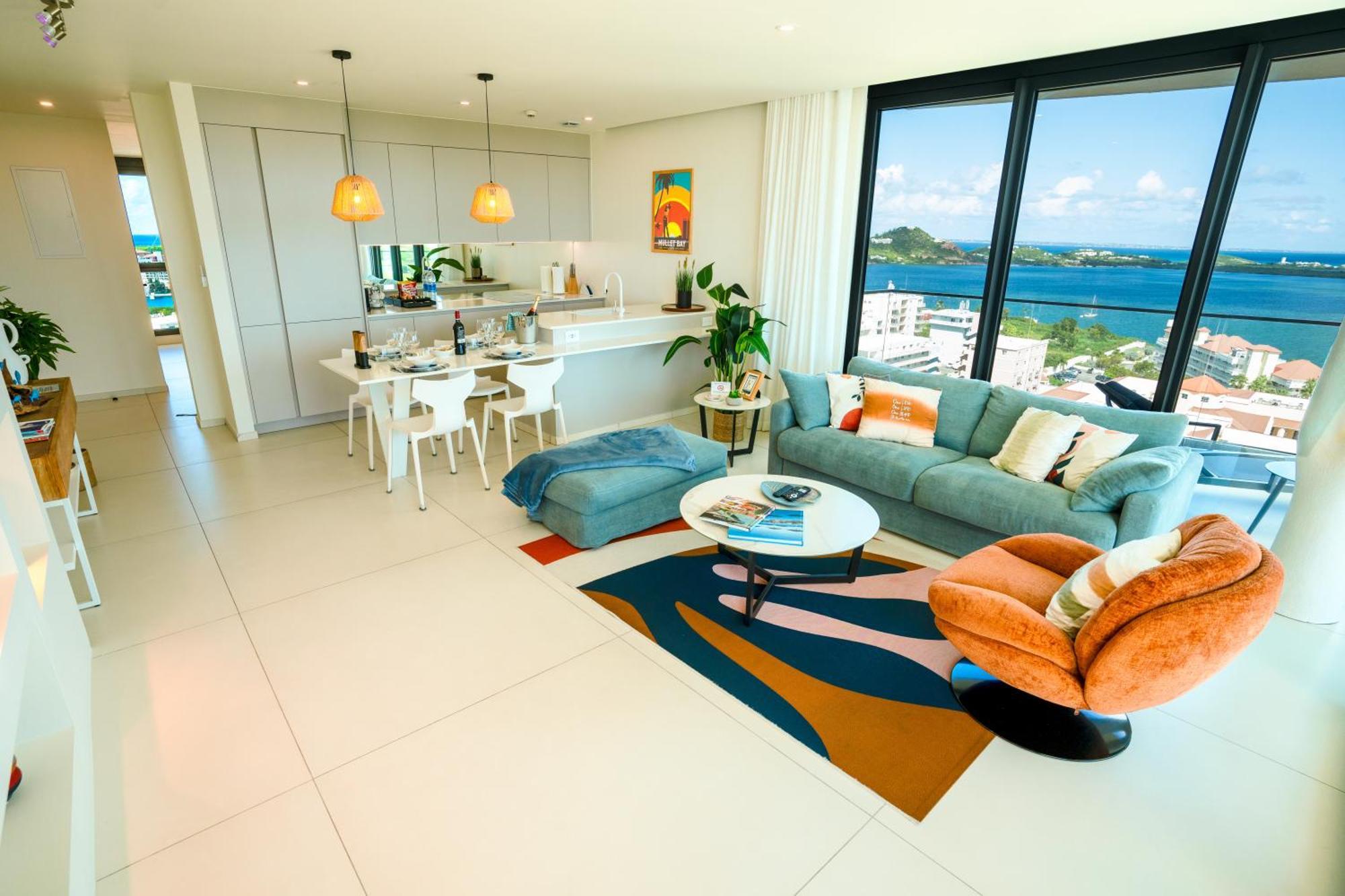 Apartment Gorgeous 2 Bedroom, 17th Floor, With Breathtaking View, Fourteen At Mullet Bay Cupecoy (Sint Maarten)