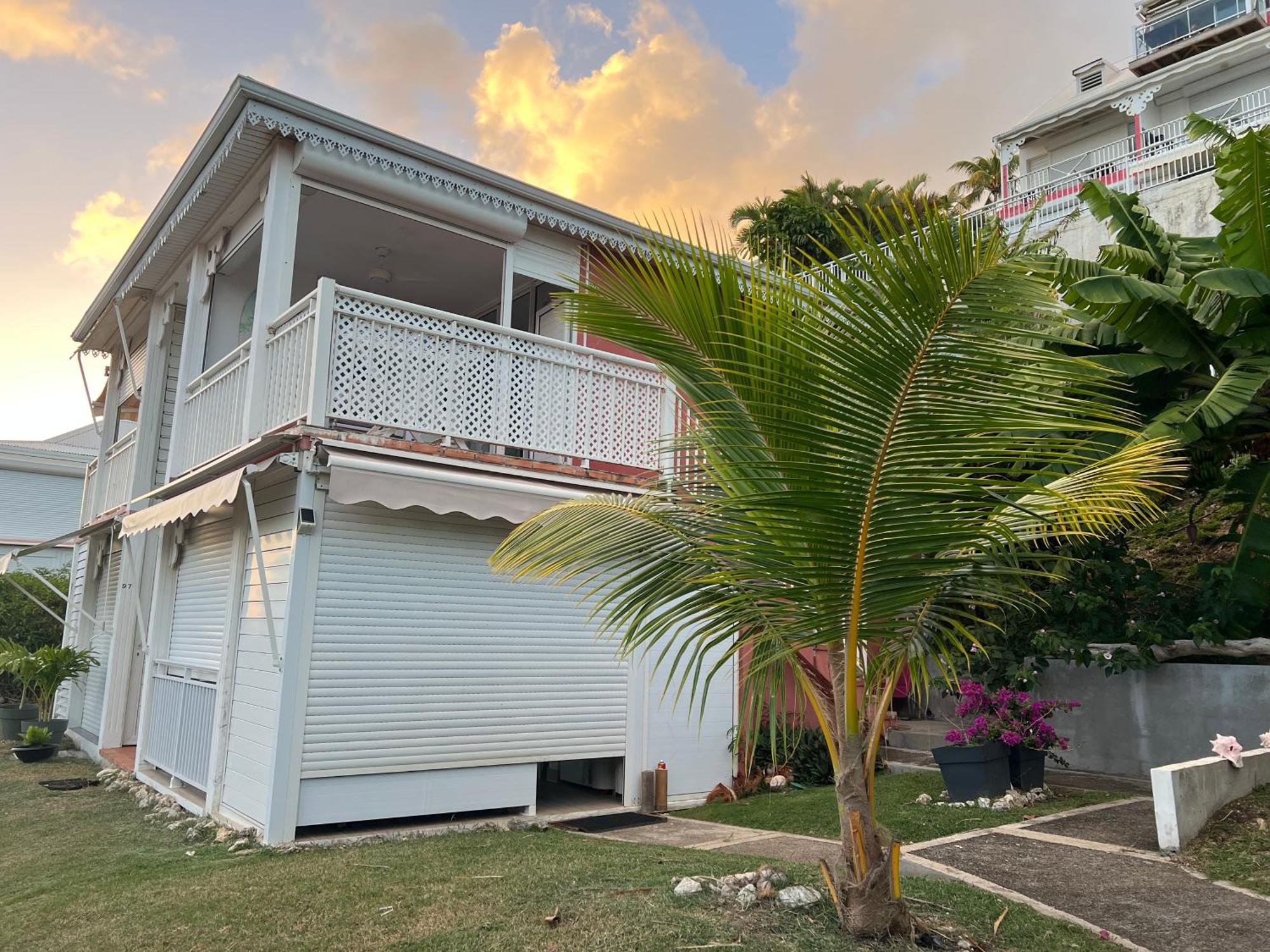 Apartment Guadeloupe- Saint-francois- Anse Des Rochers - Quart De Etage - Vue Mer- 4 Personnes - Lit Bebe Sur Demande - Citerne Et Wifi Prives -animaux Ok-acces Direct -apnee Bien-etre Experience Sur Demande Avec Instructeur A