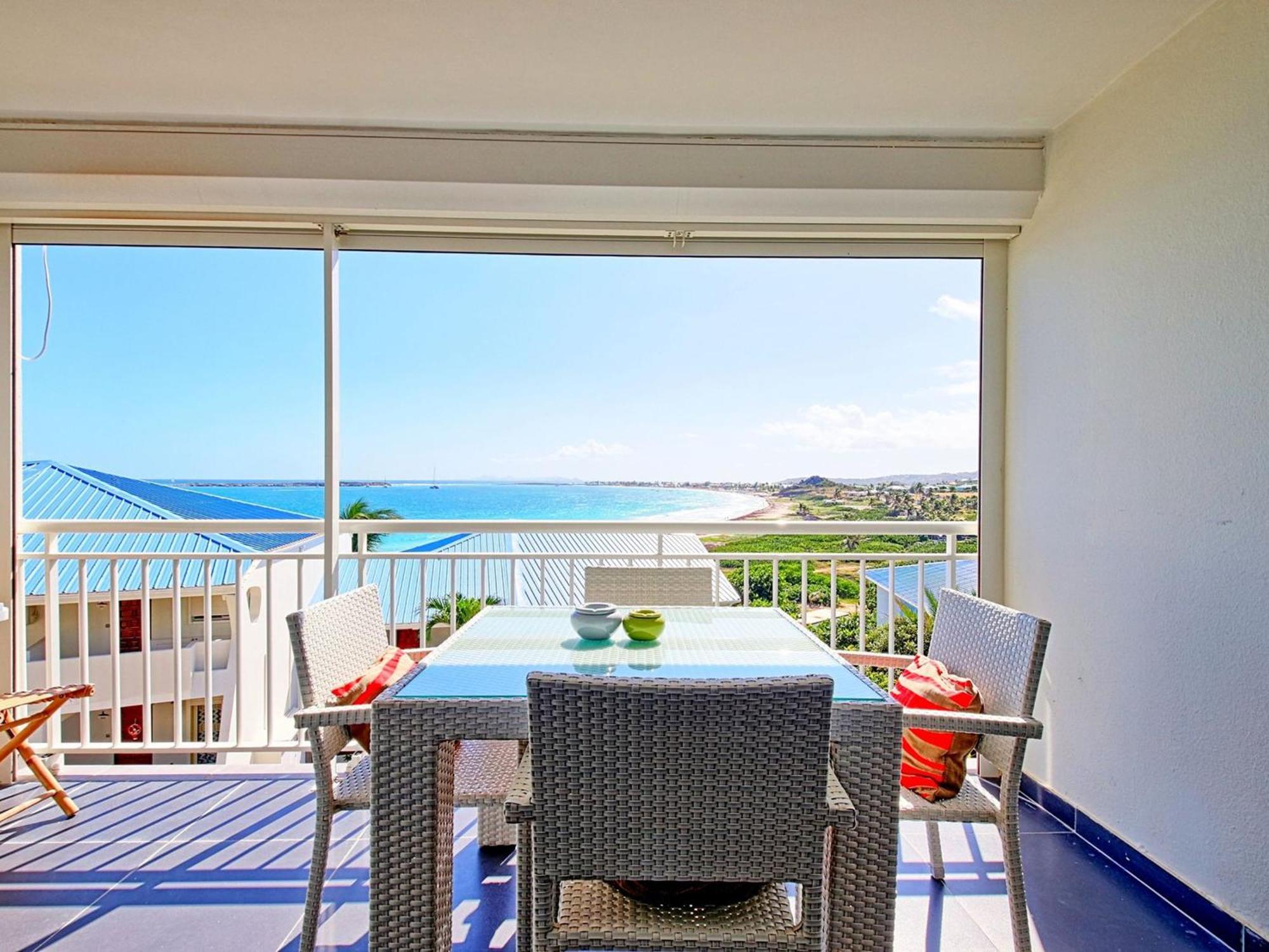 Avec Terrasse, Clim Et Piscine A Saint-martin - Fr-1-734-55 *
