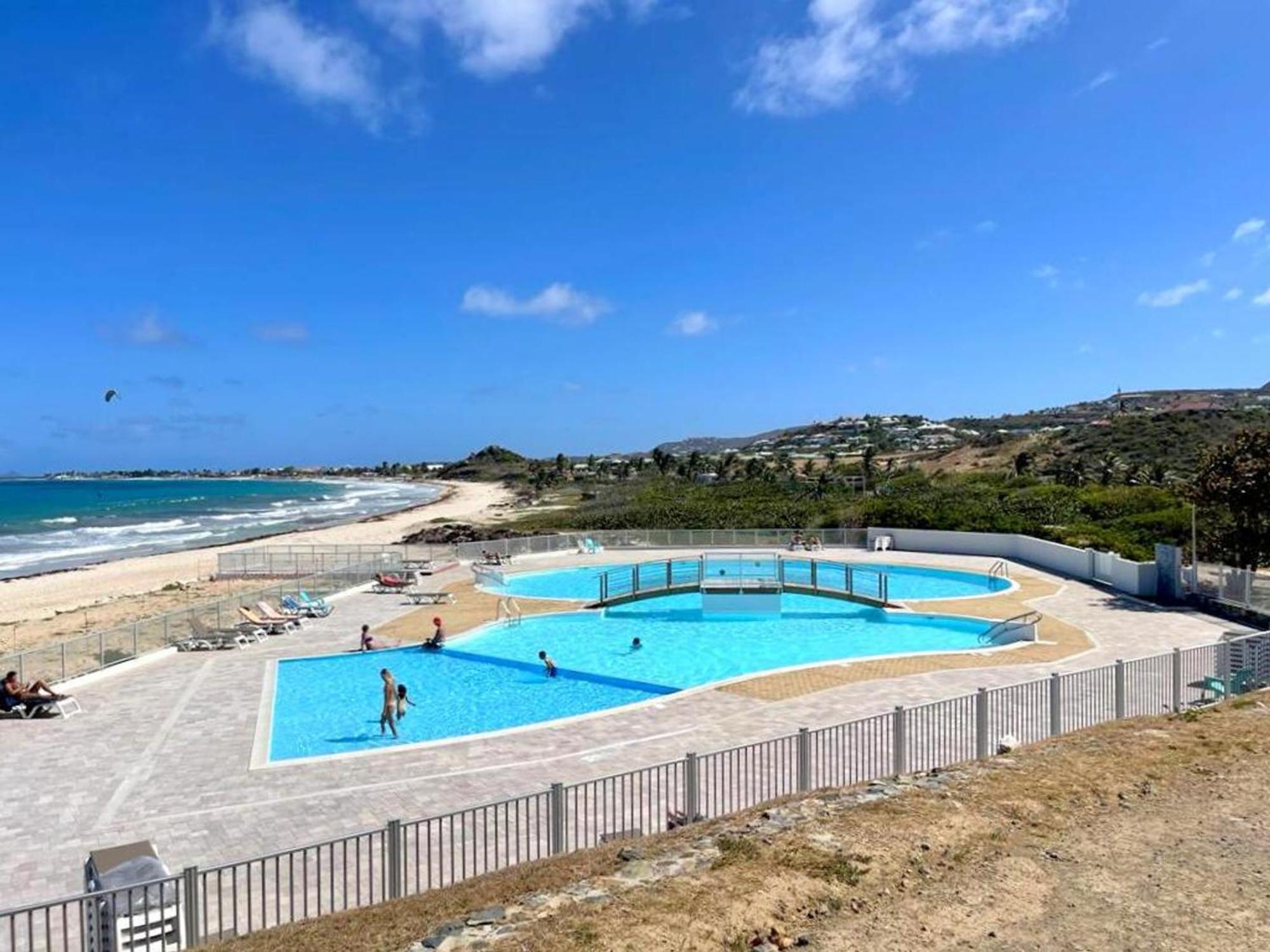 Avec Terrasse, Clim Et Piscine A Saint-martin - Fr-1-734-55