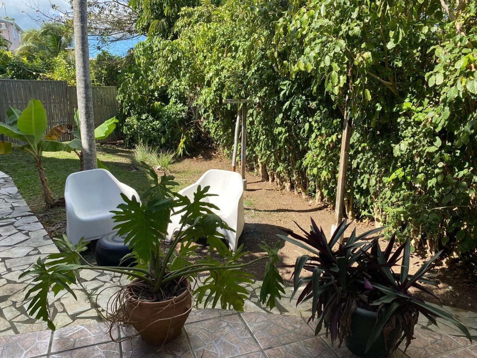 Ti Bwa Carbet Cosy Semi-exterieur Avec Toit Terrasse *