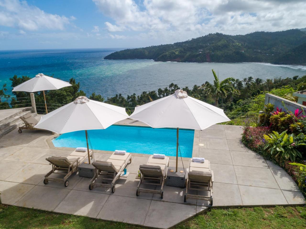 Hotel Pagua Bay House - Oceanfront Cabana's Marigot