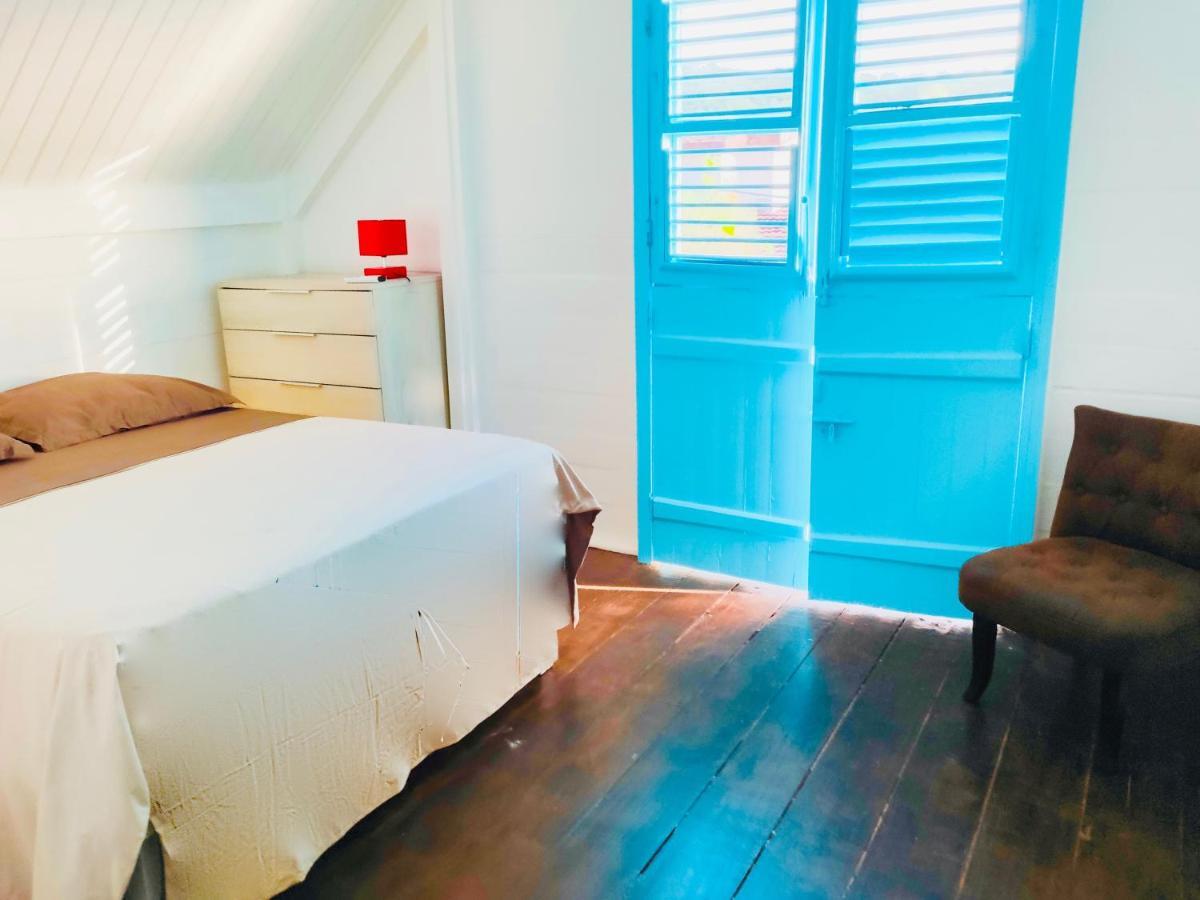Location Maison Bleue Avec Piscine Privative Au Carbet Martinique
