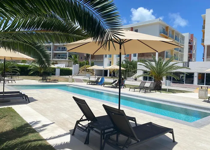 Ocean&Airport View Condo With Pool&Gym In Maho, Walk To Maho Beach And Mullet Bay