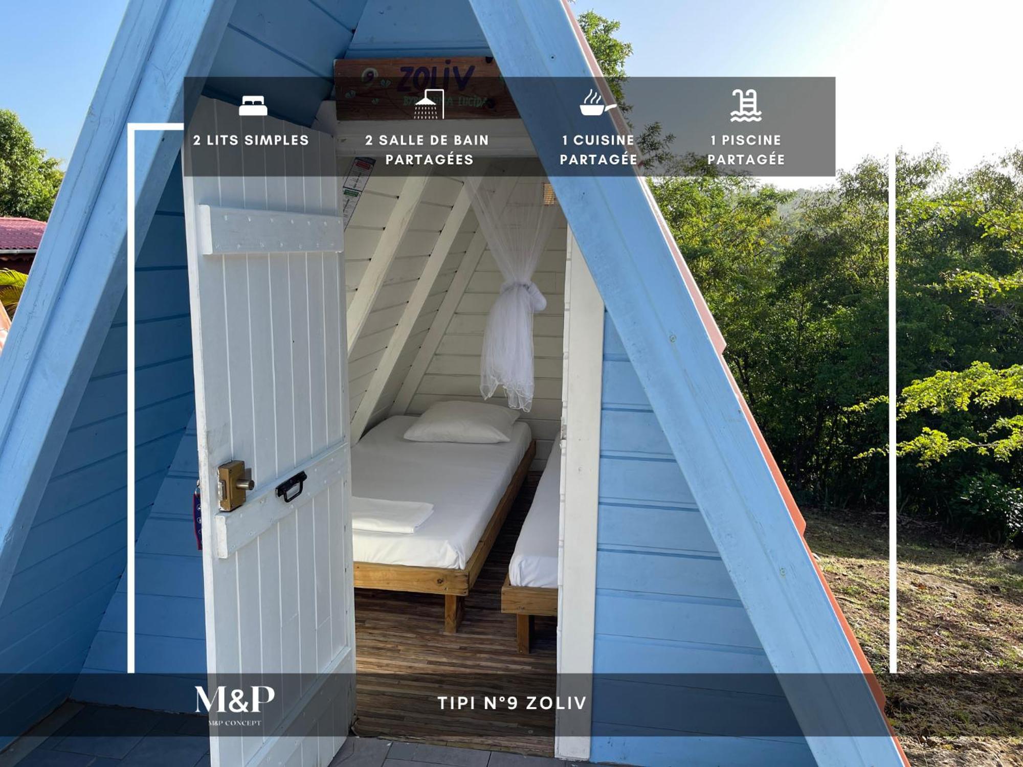 Domaine De Meilly - M&p Concept Tipis Vue Holiday park Saint-Louis