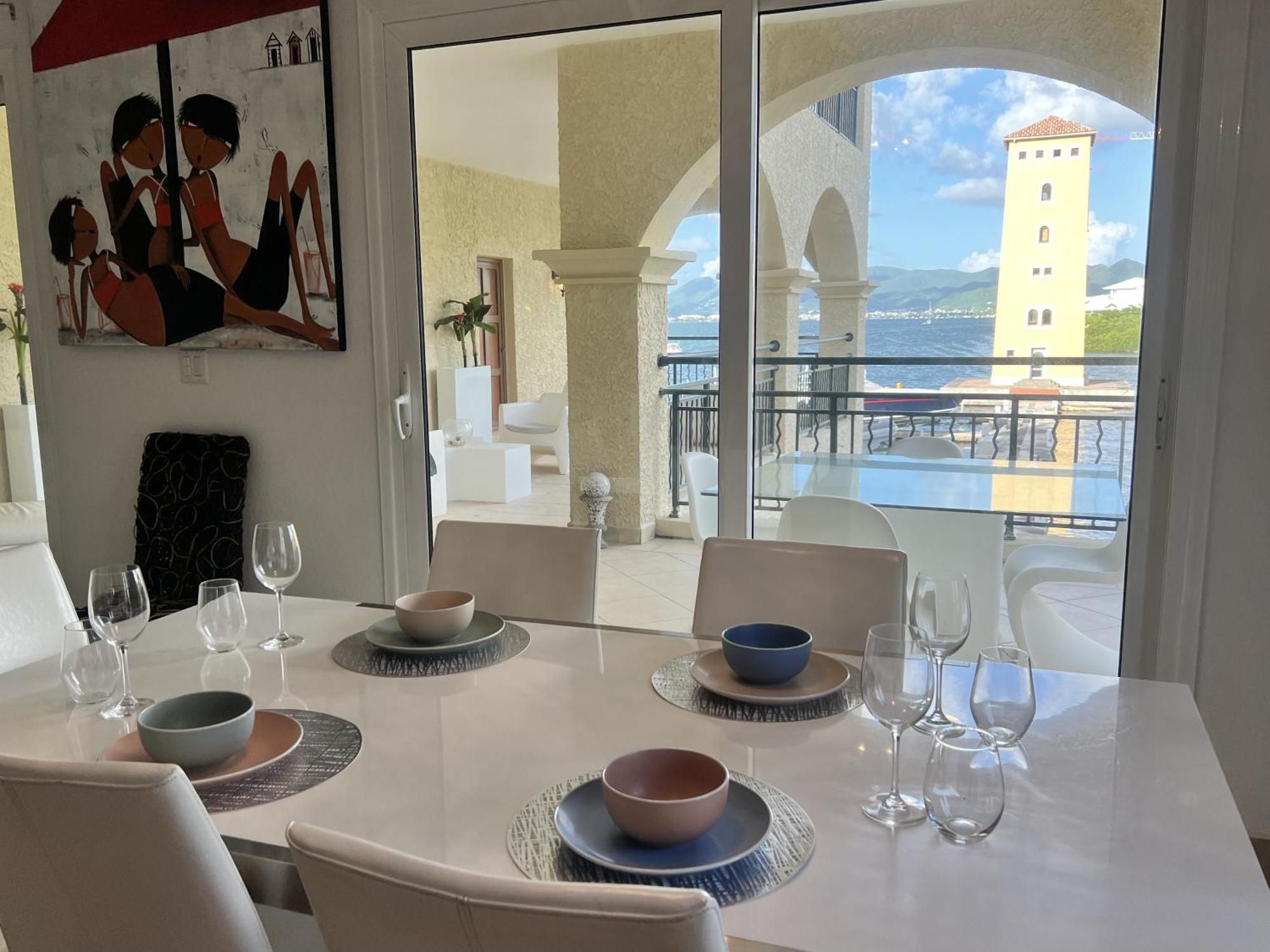 Luxury Marina & Sea View At Porto Cupecoy St Maarten Apartment *