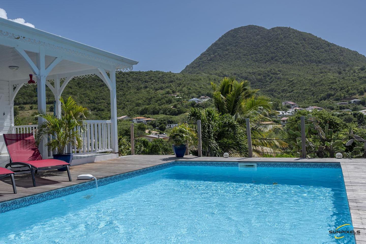 An Ti Kwen Paradi 3 Avec Piscine Et Vue Pousada