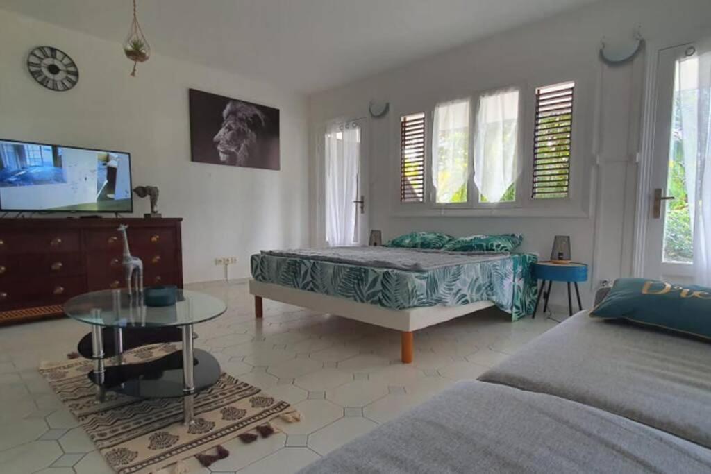 Grand Tropical Idealement Situe, Jardin Et Piscine Saint-Francois (Grande-Terre)