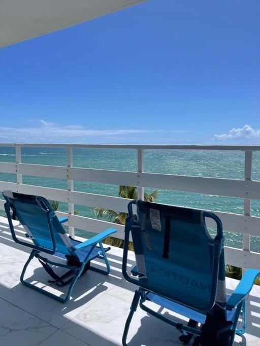 Beautiful Ocean Blue Oceanfront Apartamento *