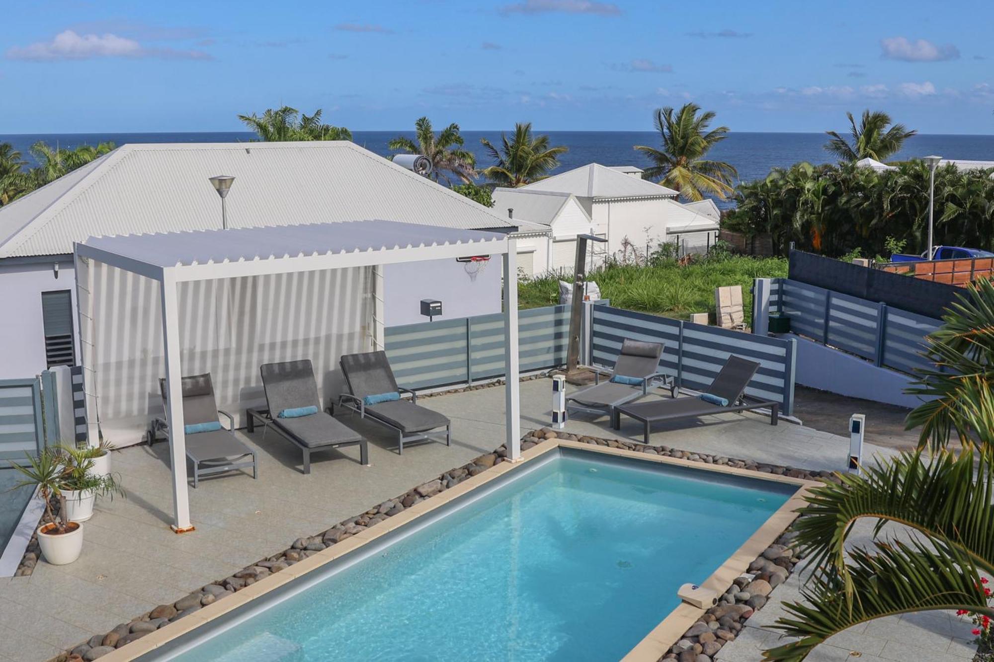 Aux Orchidees - 3 Piscine Vue - Salon Climatisee * Sainte-Anne (Grande-Terre)