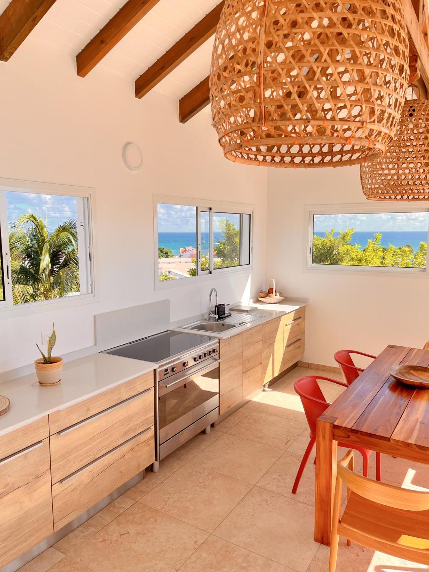 Villa Les Raisins Clairs - Standing 4 Etoiles , Vue Sur Panoramique & Piscine A Debordement Saint-Francois (Grande-Terre)