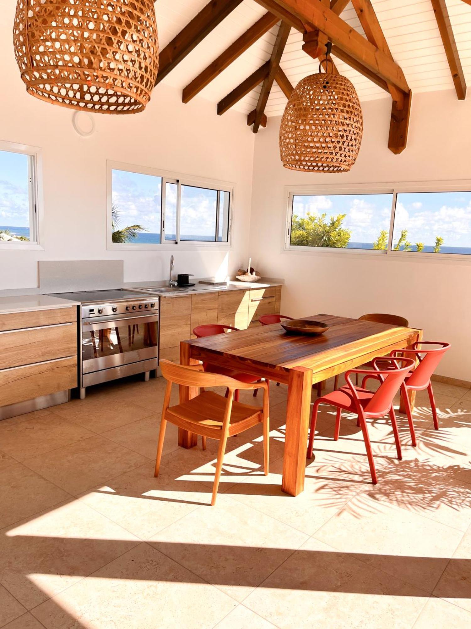 Villa Les Raisins Clairs - Standing 4 Etoiles , Vue Sur Panoramique & Piscine A Debordement Saint-Francois (Grande-Terre)