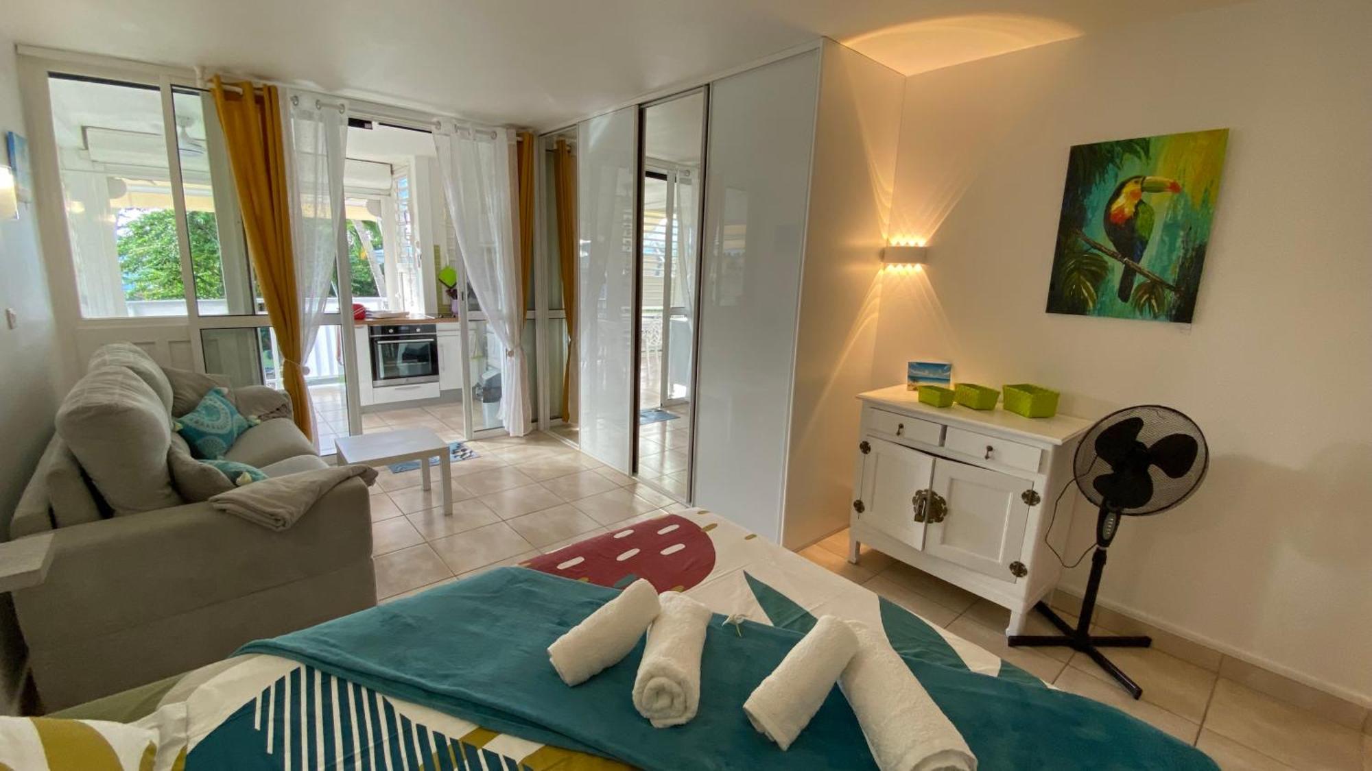 Apartamento Brin D'ile Anse Des Rochers Vue A 50 M De La Et Piscine Saint-Francois (Grande-Terre)