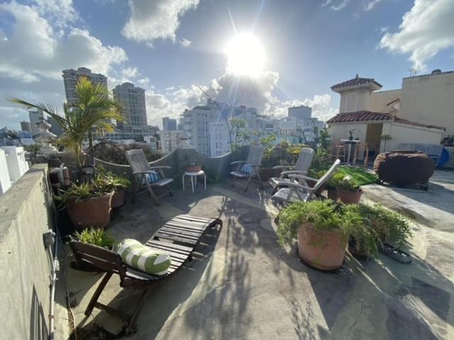 Apartamento Fresh Tropical Colonial Style Walk-up- Rooftop Terrace- View San Juan