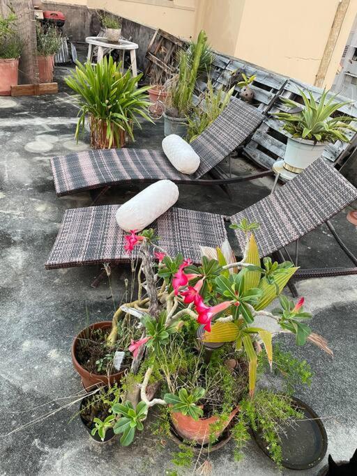 Fresh Tropical Colonial Style Walk-up- Rooftop Terrace- View Apartamento San Juan