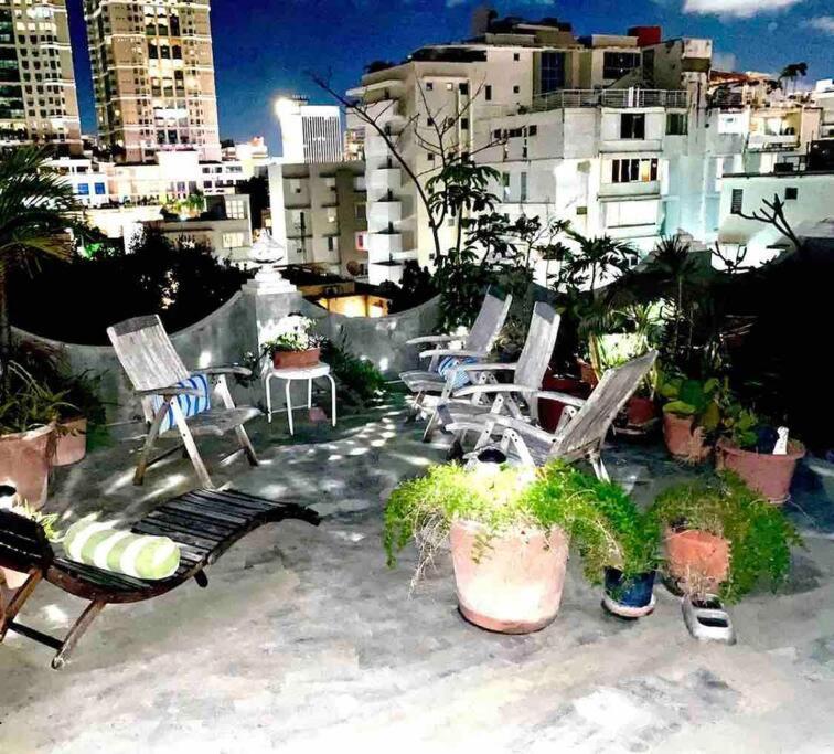 Apartamento Fresh Tropical Colonial Style Walk-up- Rooftop Terrace- View San Juan
