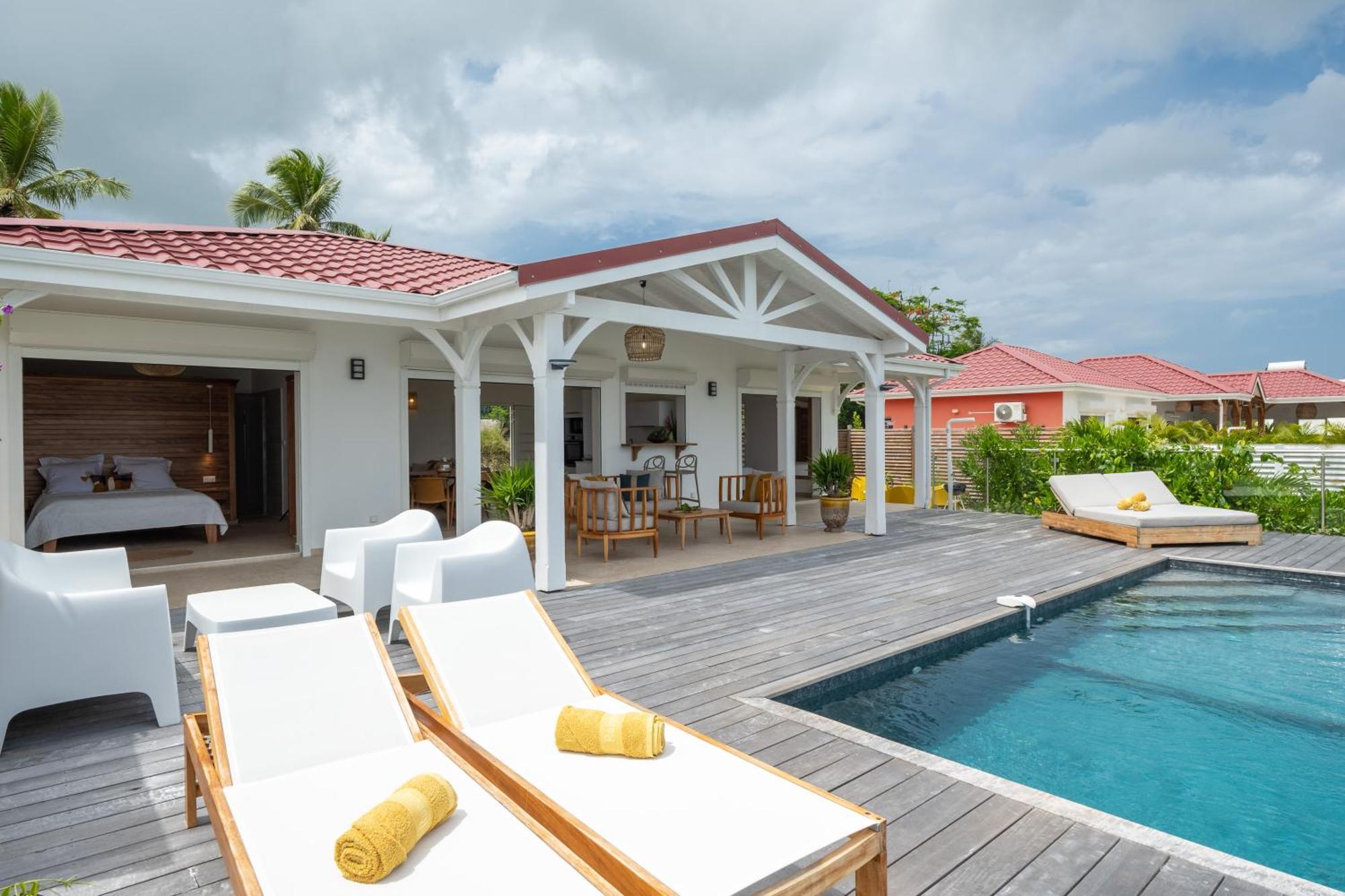 Les Raisins Clairs - Standing 4 Etoiles , Vue Sur Panoramique & Piscine A Debordement Villa Saint-Francois (Grande-Terre)