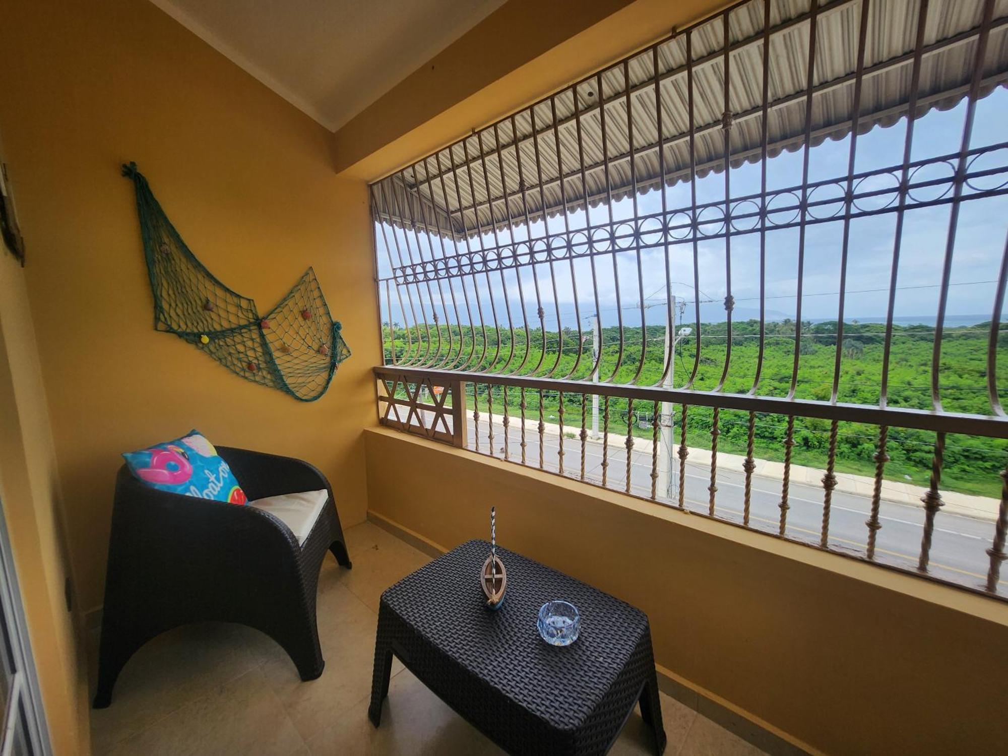 Casita Linda Larimar - 2Br Apartment With Rooftop, Bay Views, Fast Wifi, Near Beach In Barahona Apartment Barahona