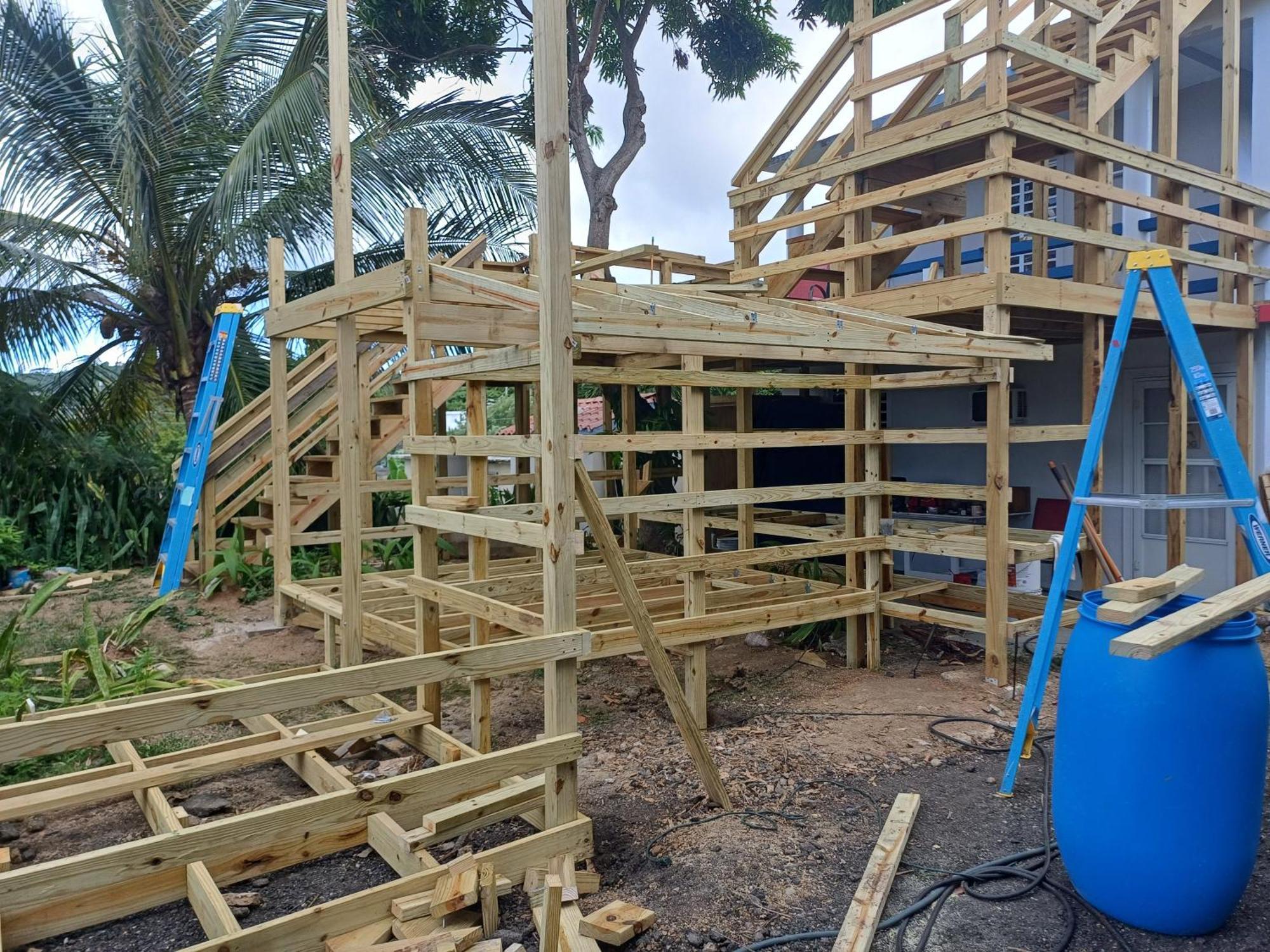 Rooster Run Glamping Has Rooftop And Off The Ground Glamping Experience For 1 To 16 In A Single Tent And Views Of The Rain Forrest And To Culebra Across The Atlantic Ocean W Tents, Linens, Deluxe Air Beds, Warm Shower And At A Great Pric * Vieques