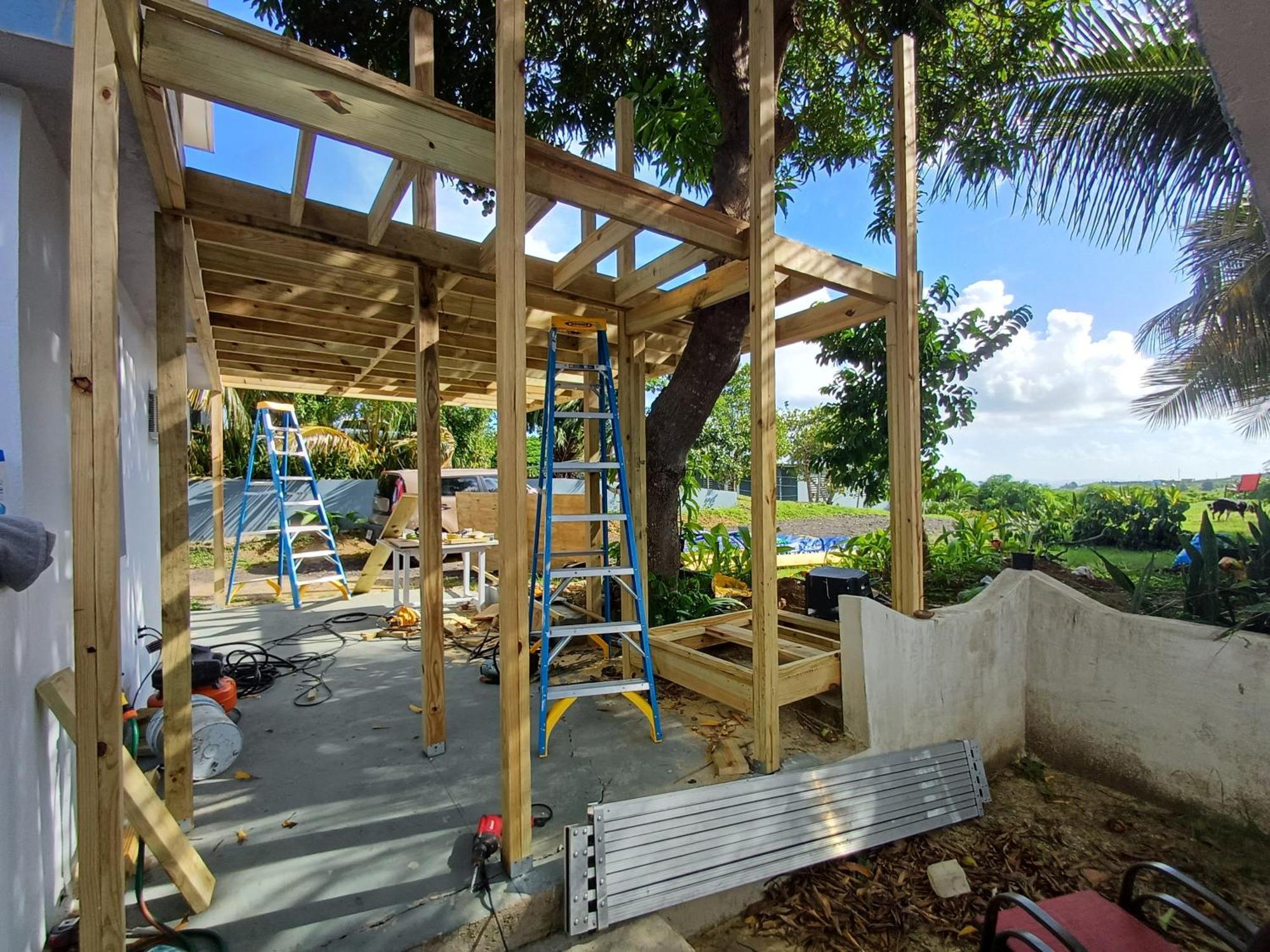Luxury tent Rooster Run Glamping Has Rooftop And Off The Ground Glamping Experience For 1 To 16 In A Single Tent And Views Of The Rain Forrest And To Culebra Across The Atlantic Ocean W Tents, Linens, Deluxe Air Beds, Warm Shower And At A Great Pric
