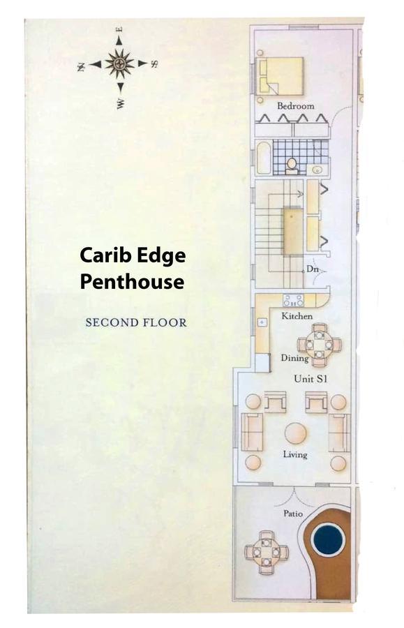 Carib Edge, Ac Penthouse Apartment *