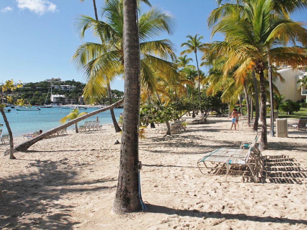 Caribbean Beachfront Condo, St Thomas Usvi Cowpet Beach West 3 Bedroom Aparthotel
