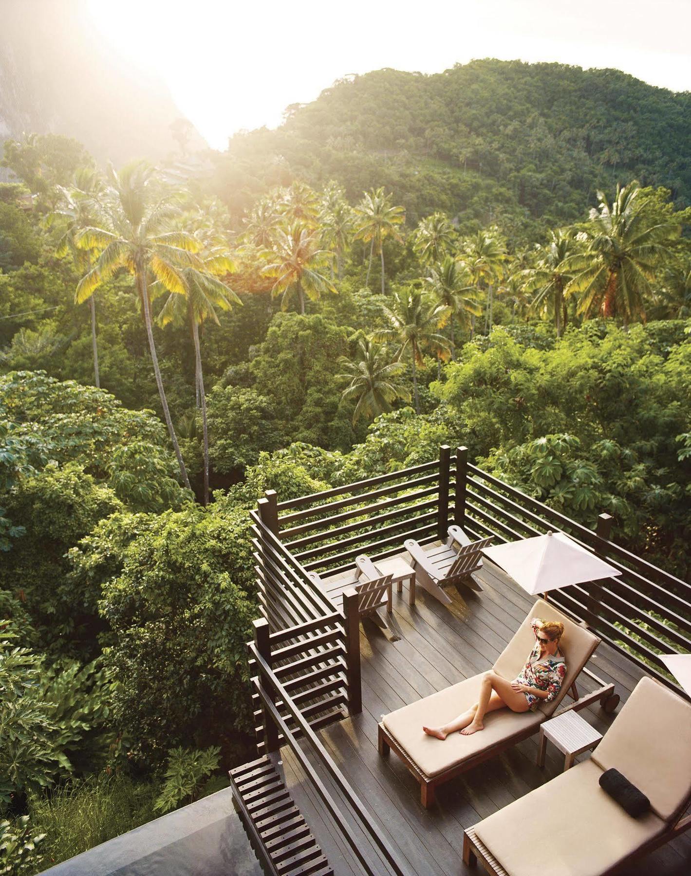 Hotel Rabot From Chocolat Soufrière