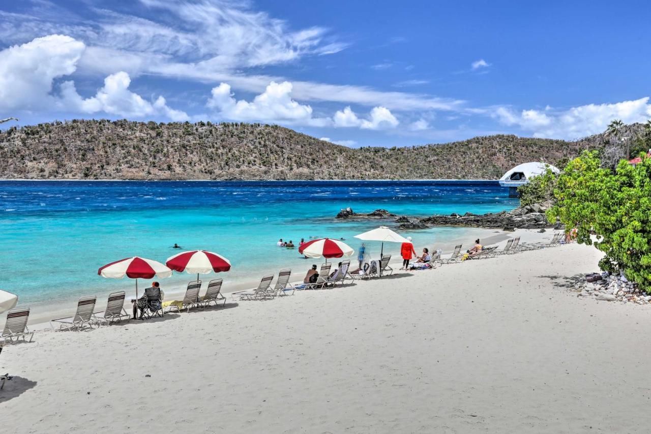 Saint Thomas With Ocean Views, Walk To Beach!