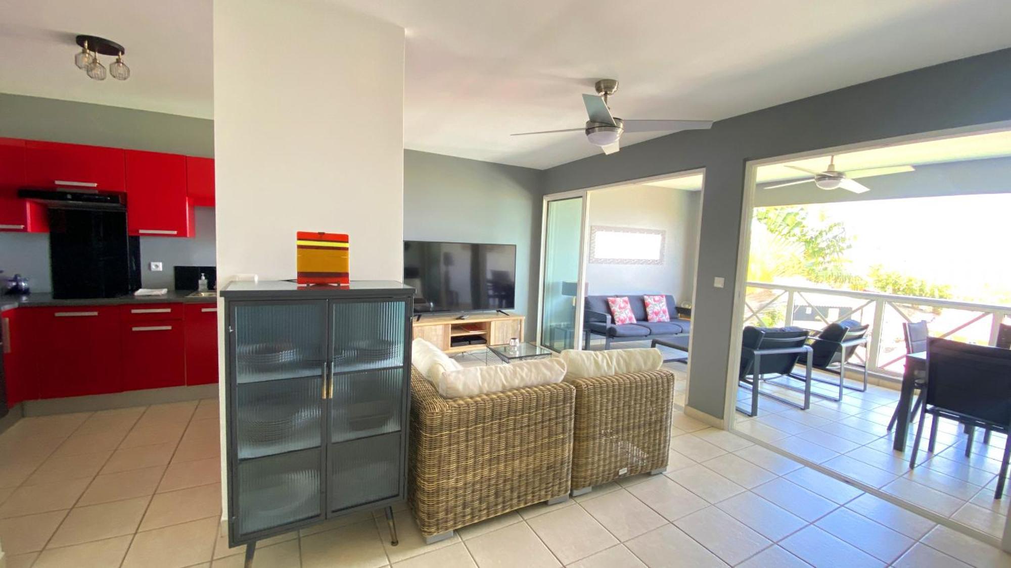 Apartment Kalypsa, Superbe T3, Magnifique Vue Mer, Proche Les Trois-Ilets