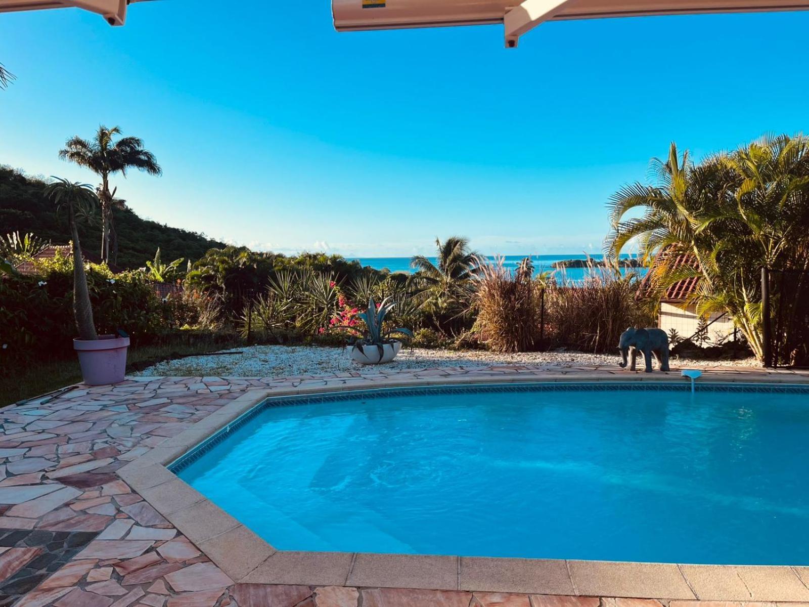 Villa Bleue, Piscine, Vue