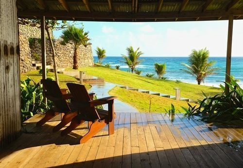 Pagua Bay House - Oceanfront Cabana's Marigot