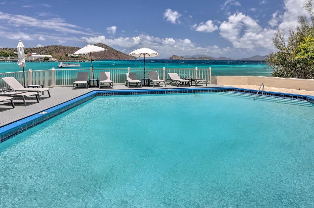 Saint Thomas With Ocean Views, Walk To Beach! Apartamento